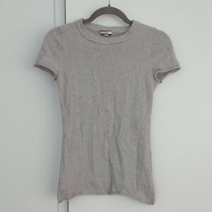 J. Crew Light Gray Short Sleeve Tee